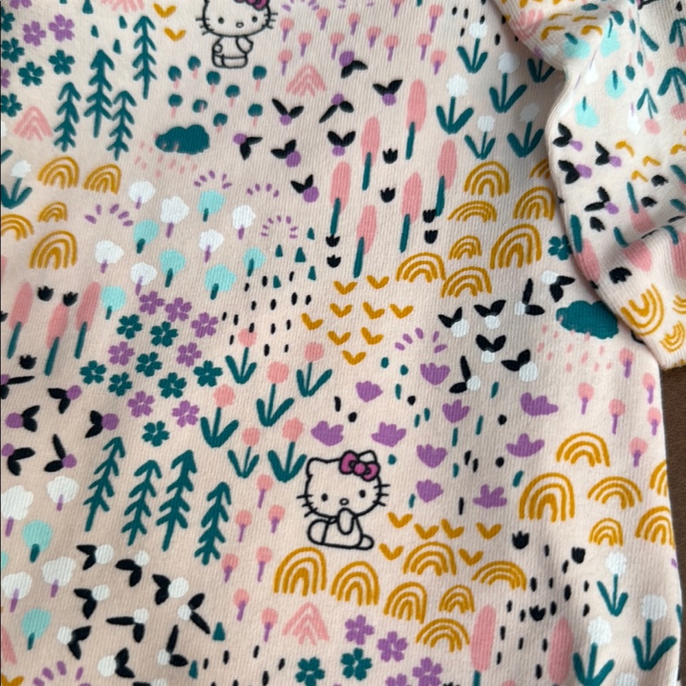 Tea Collection Pink and Blue Ruffled Sundress - Picture 3 of 5